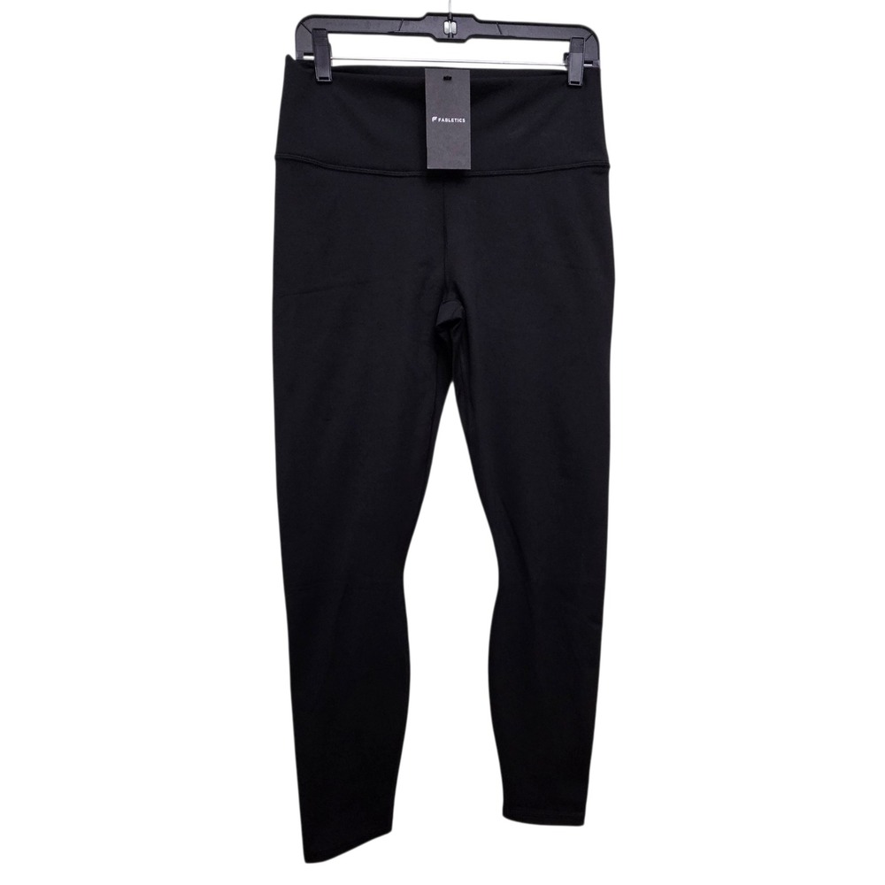 Fabletics Define PowerHold Leggings Women Large Black High Waisted Activewear
